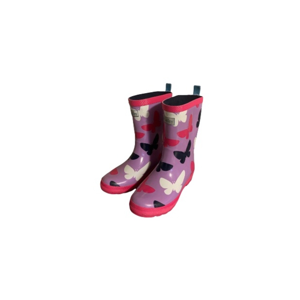 Hatley Pink “Butterfly” Boots - Girl’s Size 2